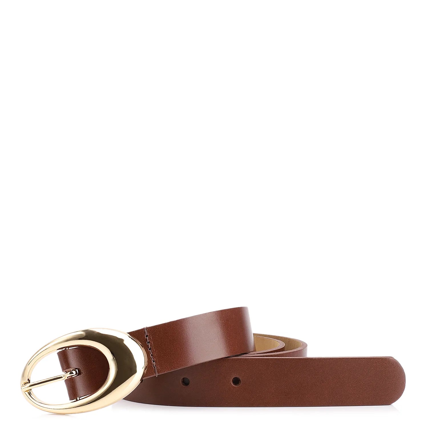 Dark Brown Leather Belt