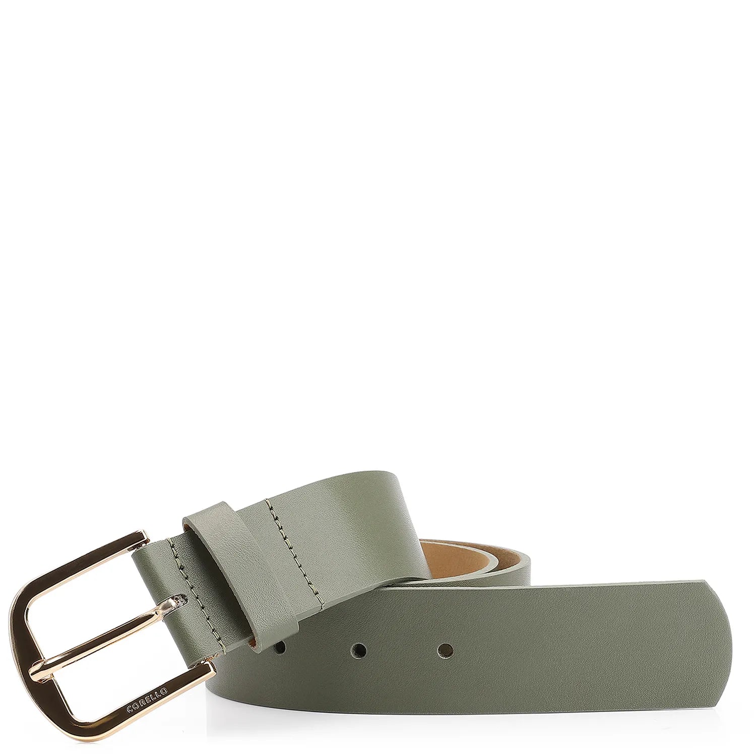 Green Leather Belt