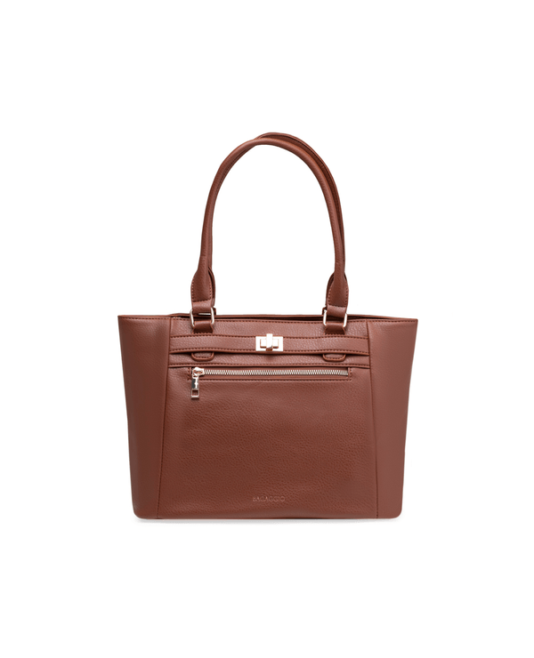 Women's Brown Tote Shoulder Bag