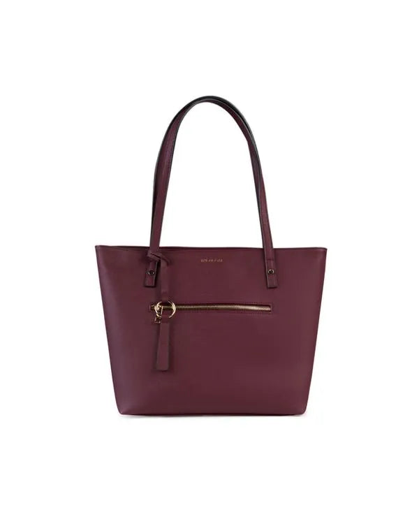 Women's Tote Bag Saffiano Wine