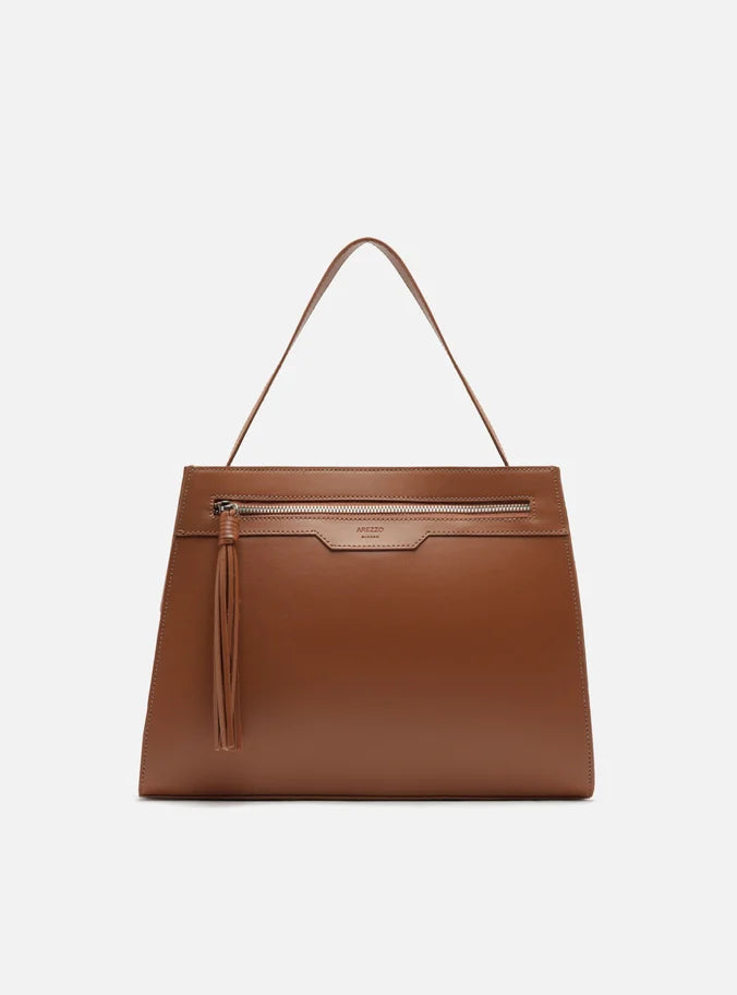Medium Brown Pietra Tote Bag